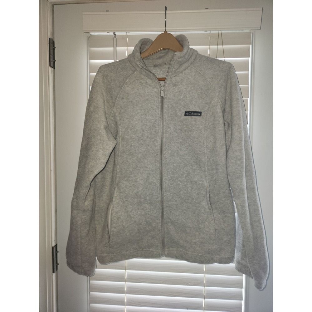 Columbia Benton Springs Full Zip Fleece Jacket - Grey Heather - Women's XL